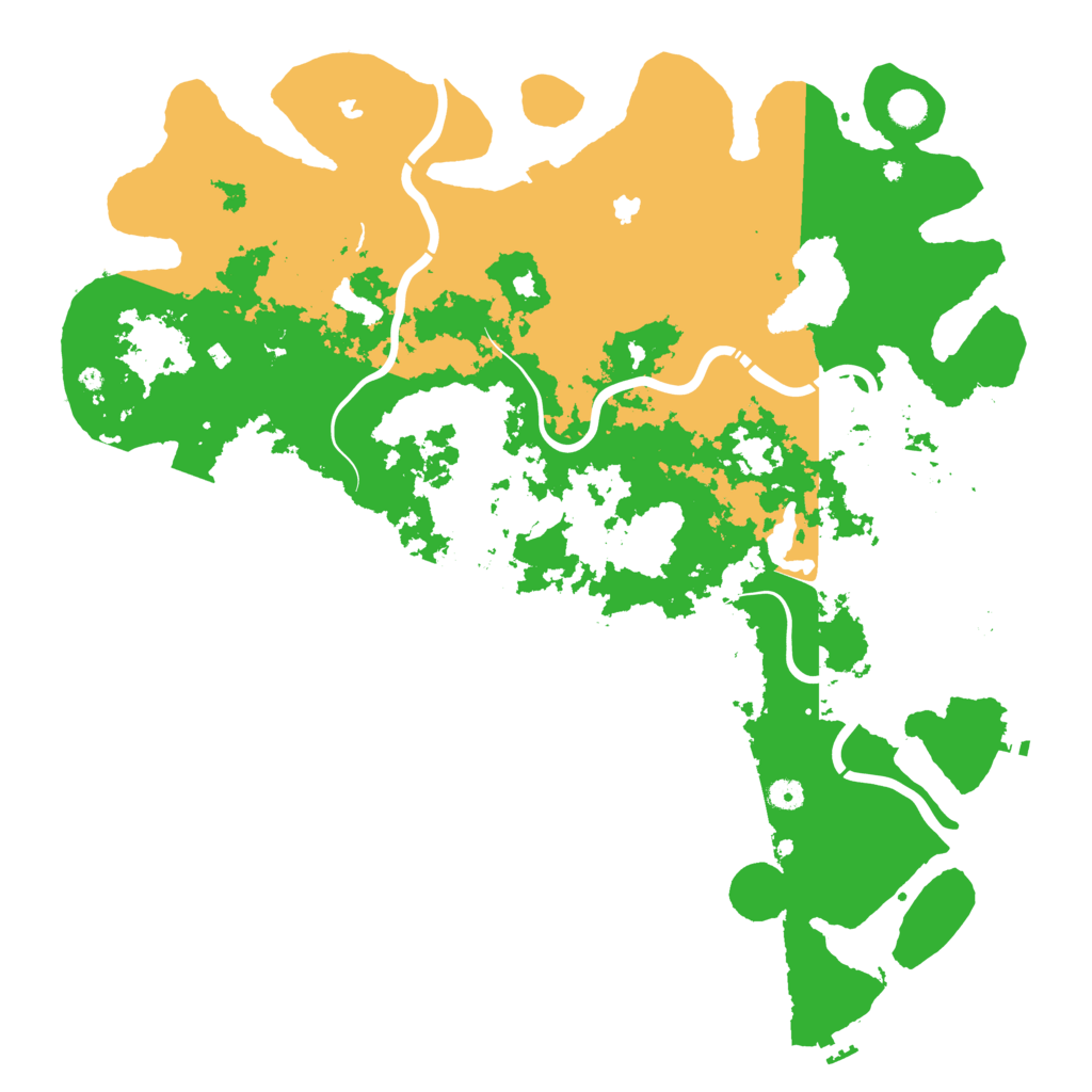 Biome Rust Map: Procedural Map, Size: 5000, Seed: 3971
