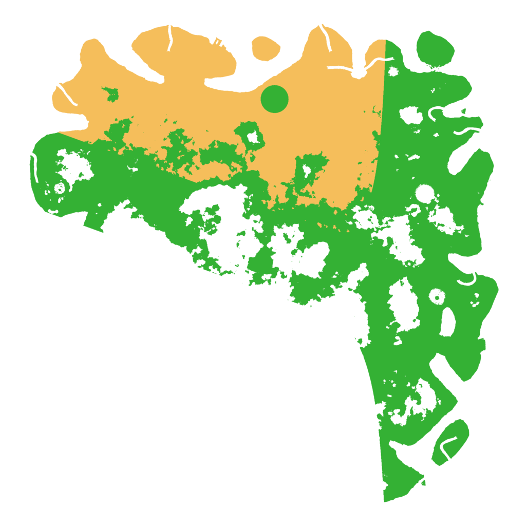 Biome Rust Map: Procedural Map, Size: 5000, Seed: 3971