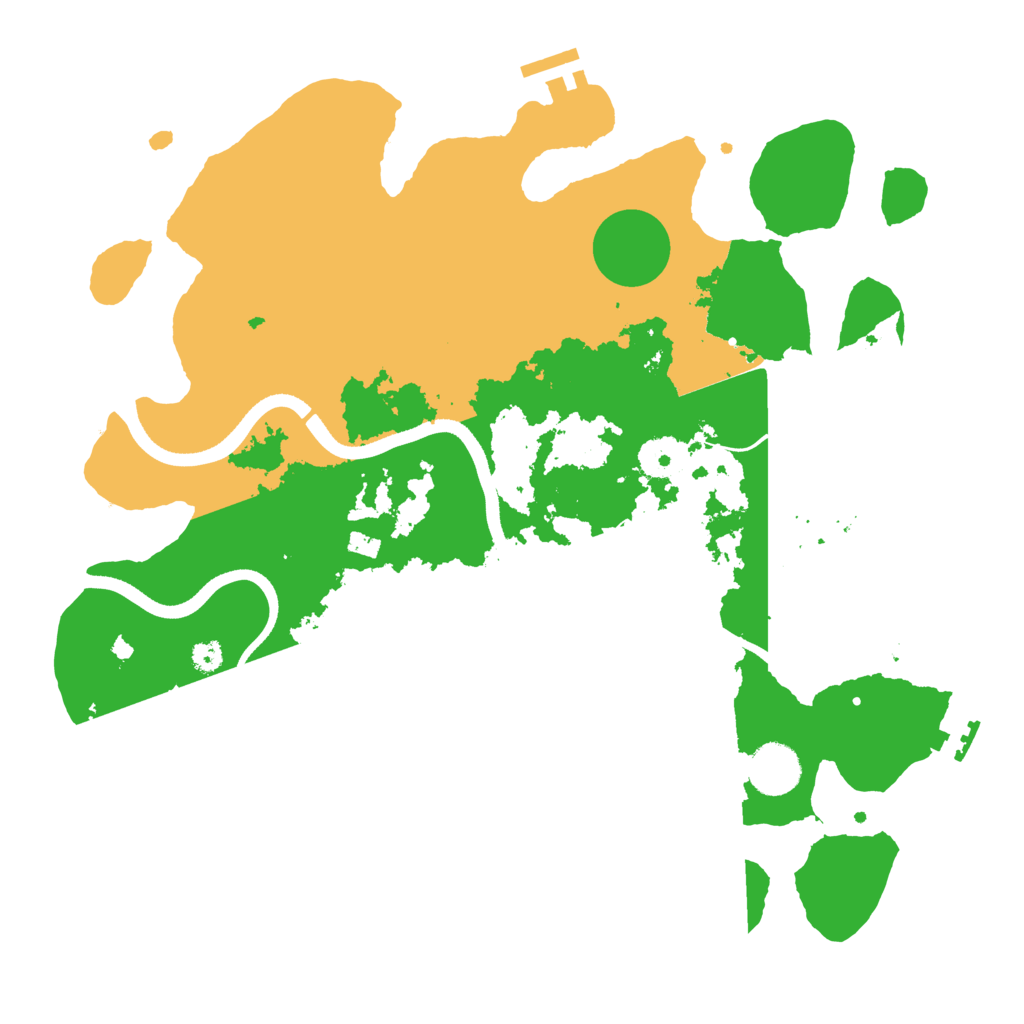 Biome Rust Map: Procedural Map, Size: 3500, Seed: 1526492357