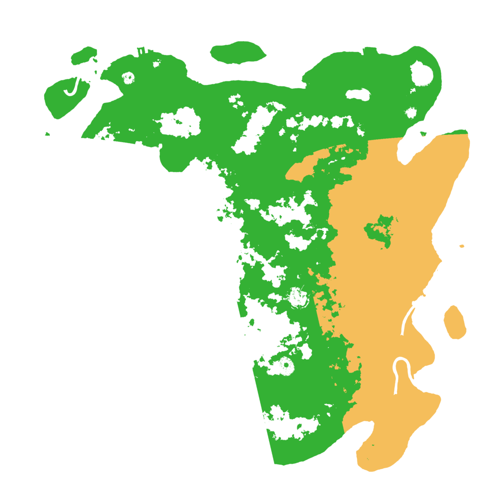 Biome Rust Map: Procedural Map, Size: 4250, Seed: 1886529366