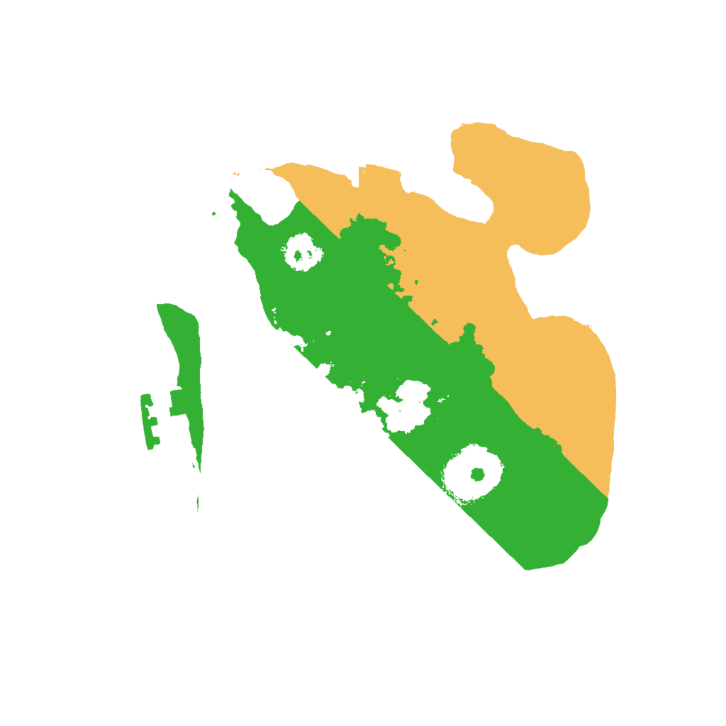 Biome Rust Map: Procedural Map, Size: 2000, Seed: 727124217