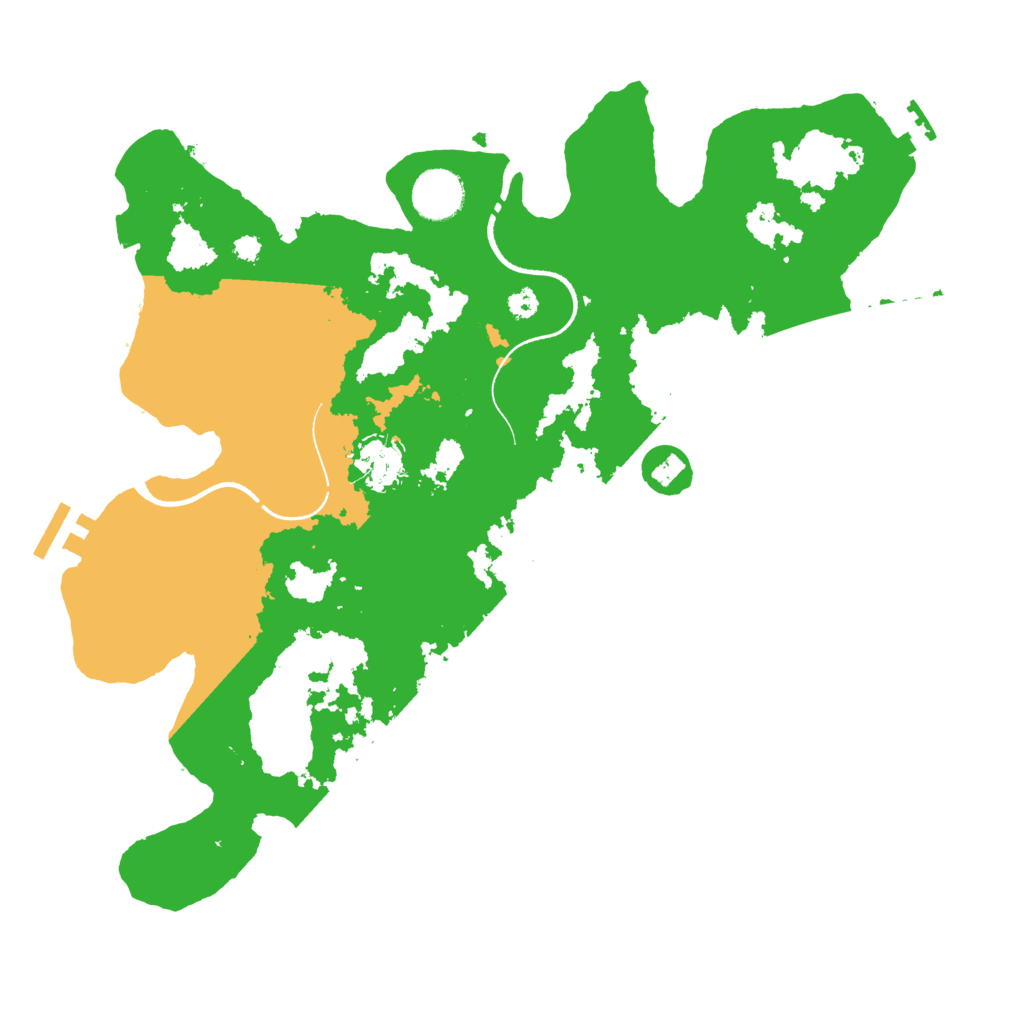 Biome Rust Map: Procedural Map, Size: 3500, Seed: 1465420896