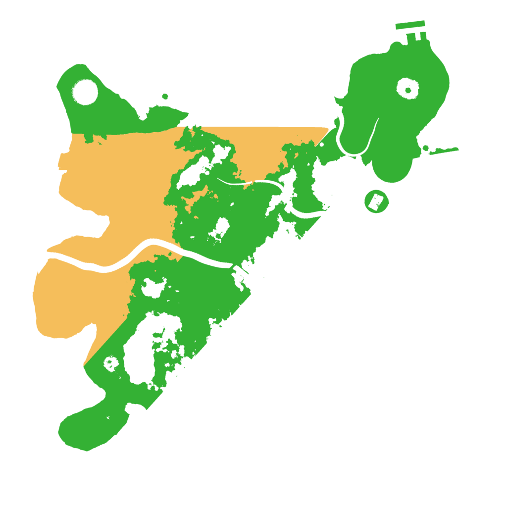 Biome Rust Map: Procedural Map, Size: 3500, Seed: 1465420896