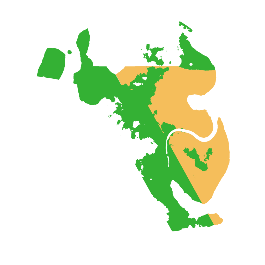 Biome Rust Map: Procedural Map, Size: 2565, Seed: 1520034220