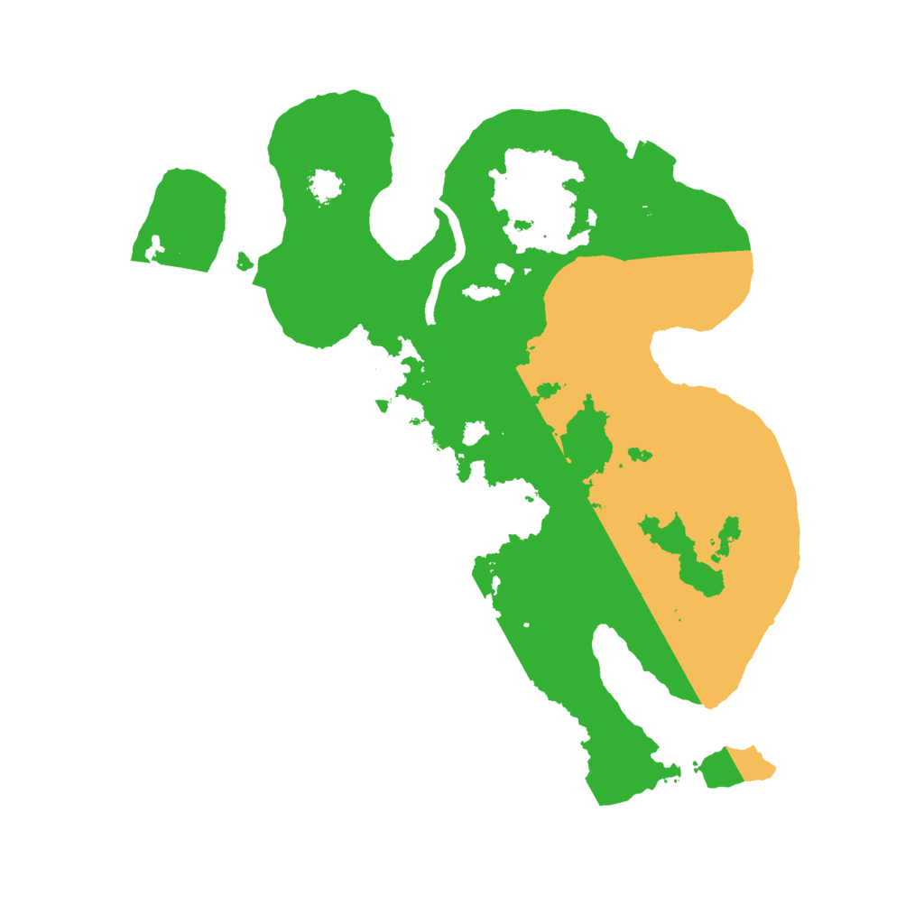 Biome Rust Map: Procedural Map, Size: 2565, Seed: 1520034220