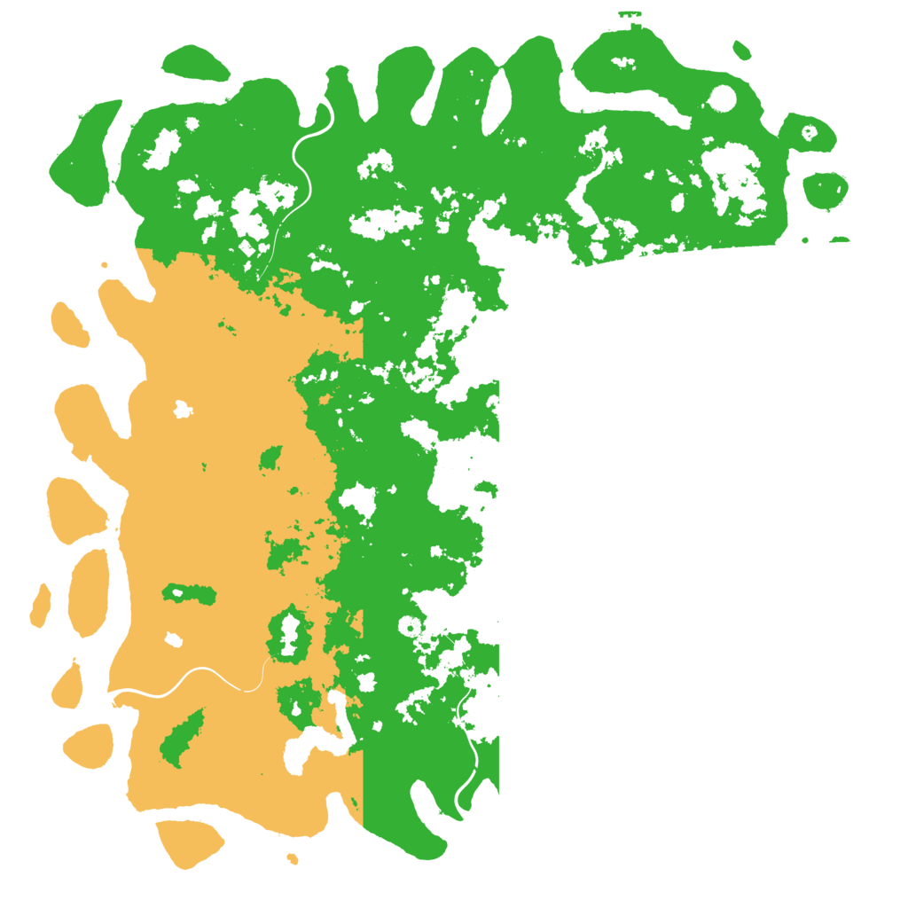 Biome Rust Map: Procedural Map, Size: 6000, Seed: 394839238