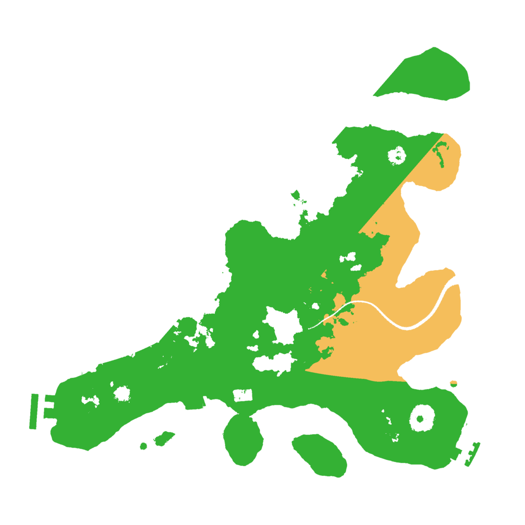 Biome Rust Map: Procedural Map, Size: 3000, Seed: 273996341
