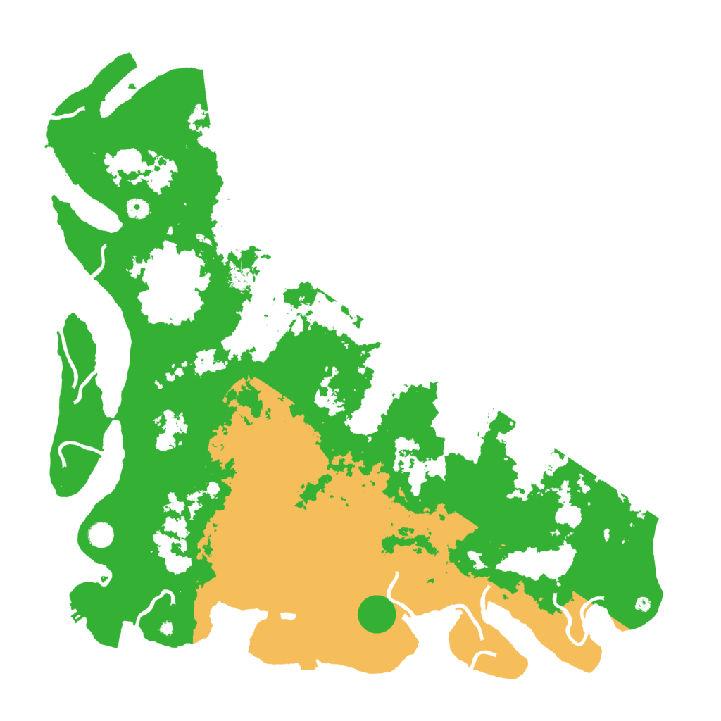Biome Rust Map: Procedural Map, Size: 5000, Seed: 1131585326