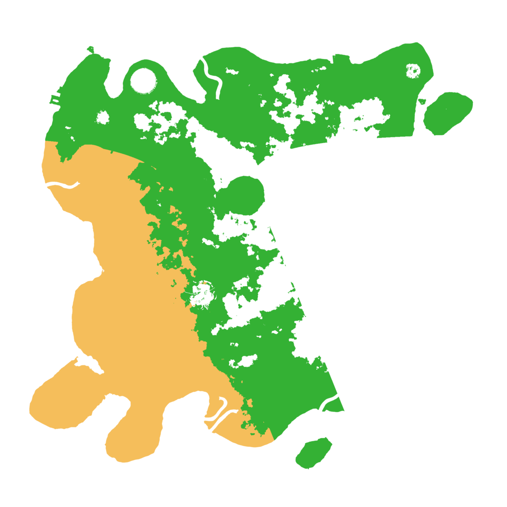 Biome Rust Map: Procedural Map, Size: 3500, Seed: 430567438