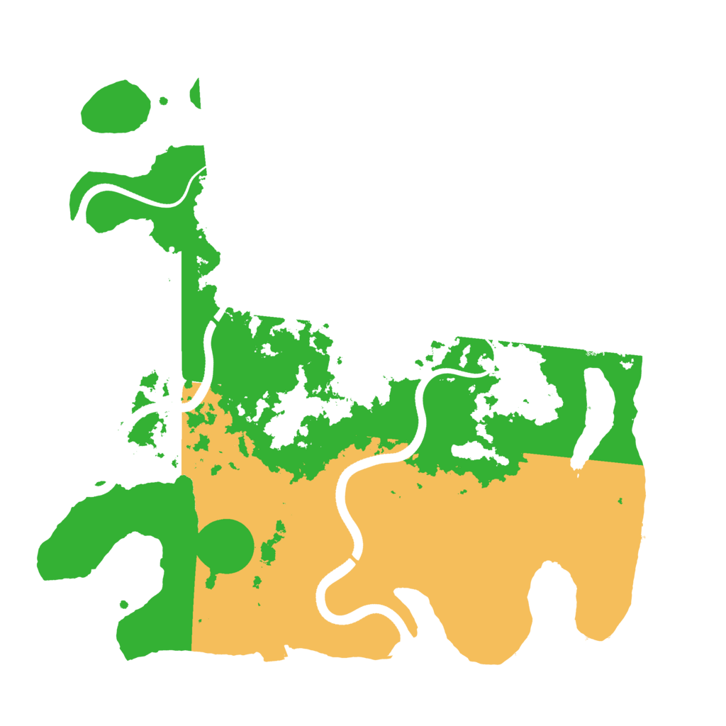 Biome Rust Map: Procedural Map, Size: 3500, Seed: 672675371