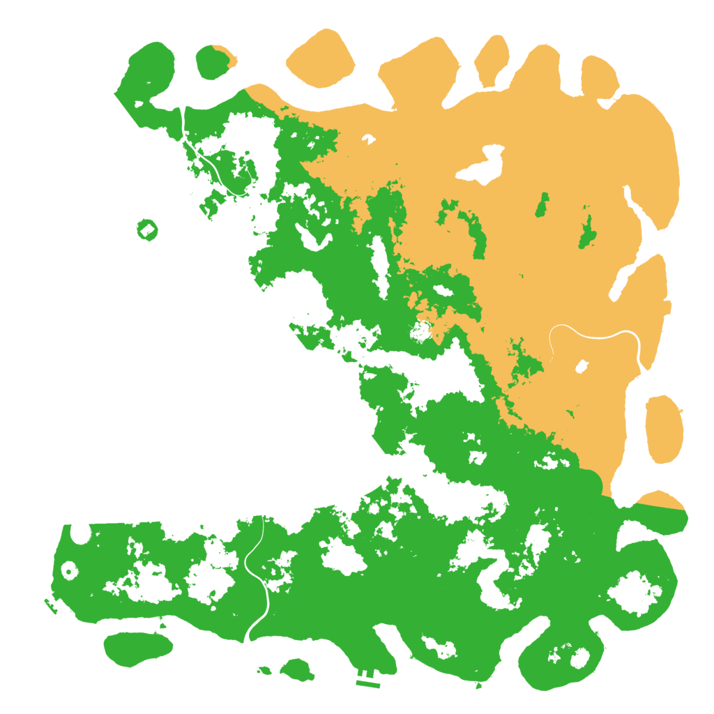 Biome Rust Map: Procedural Map, Size: 6000, Seed: 1790930996