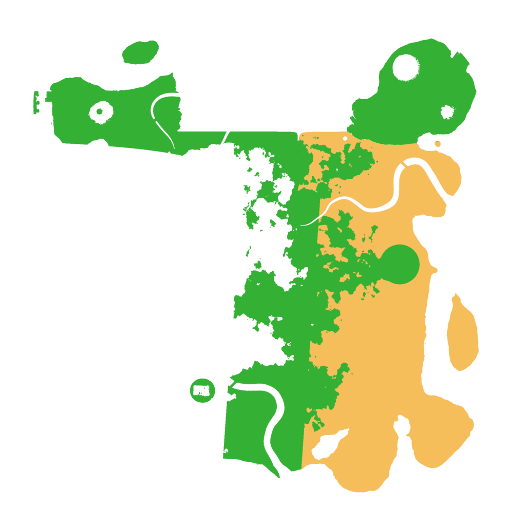 Biome Rust Map: Procedural Map, Size: 3500, Seed: 814008947