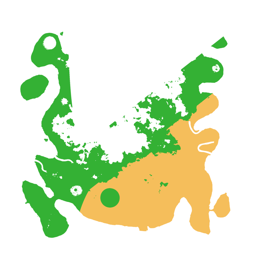 Biome Rust Map: Procedural Map, Size: 3500, Seed: 1248304744