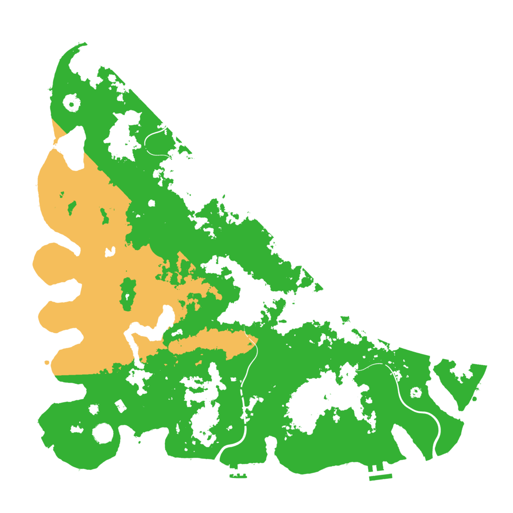 Biome Rust Map: Procedural Map, Size: 4500, Seed: 969461947