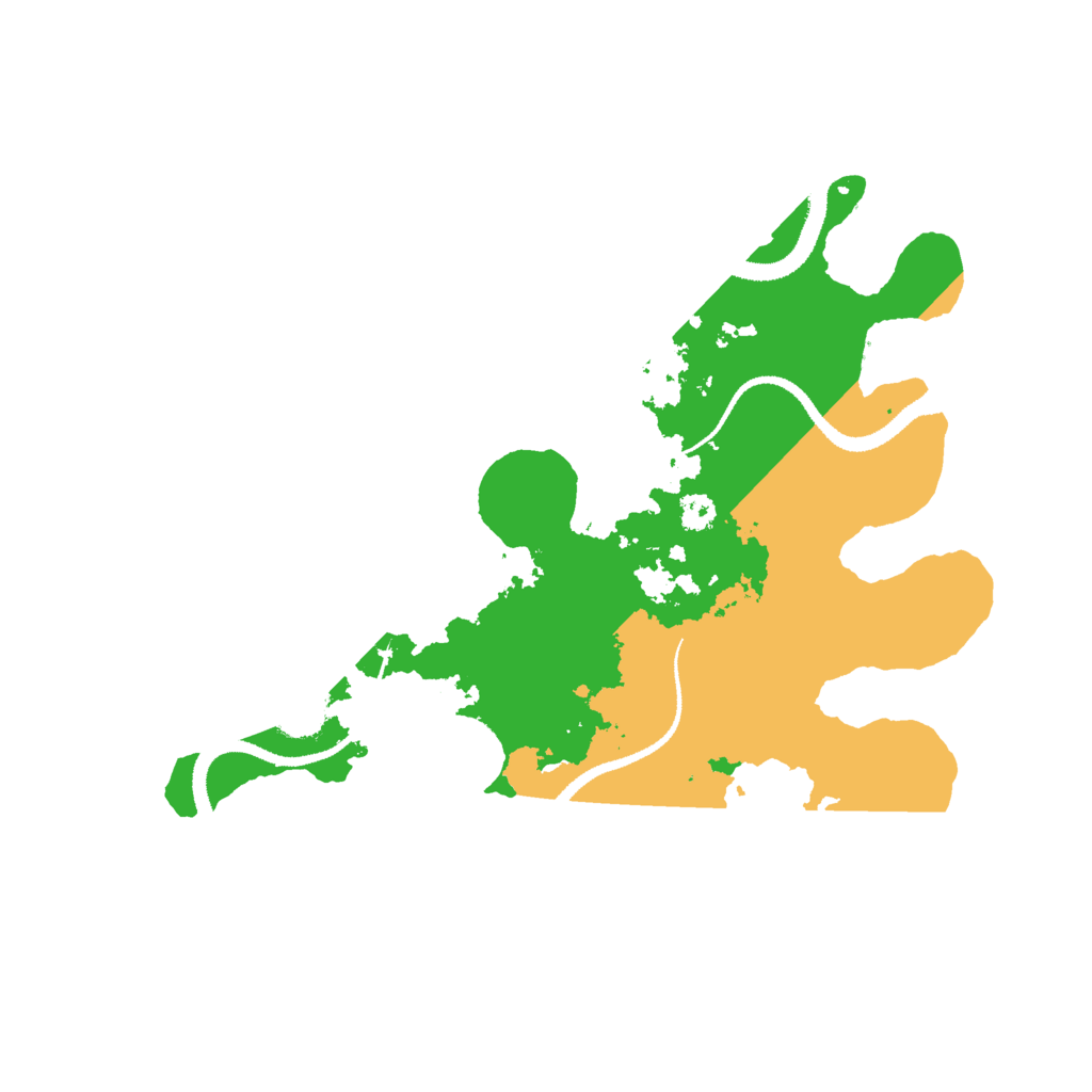 Biome Rust Map: Procedural Map, Size: 3000, Seed: 1324576