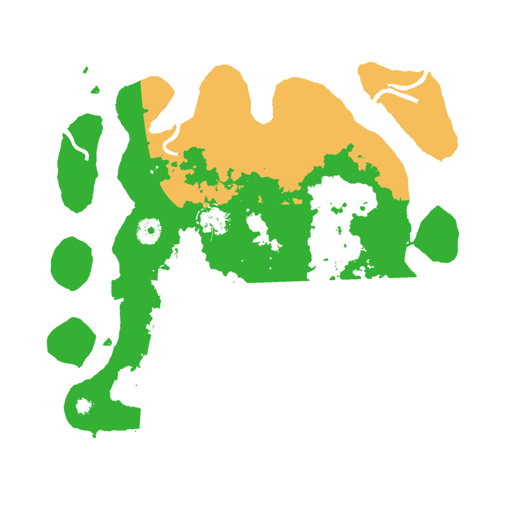 Biome Rust Map: Procedural Map, Size: 3000, Seed: 3446