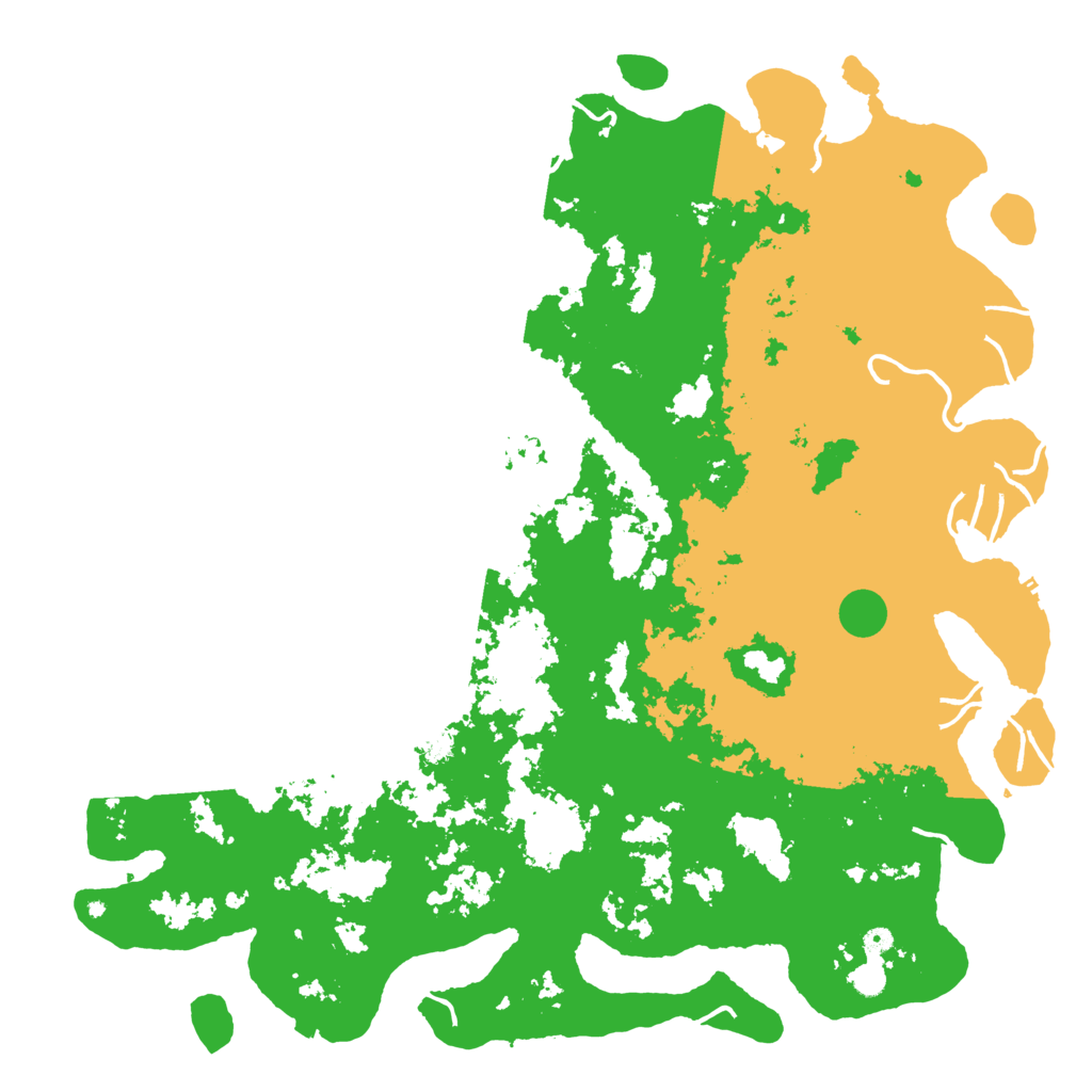 Biome Rust Map: Procedural Map, Size: 6000, Seed: 689324367