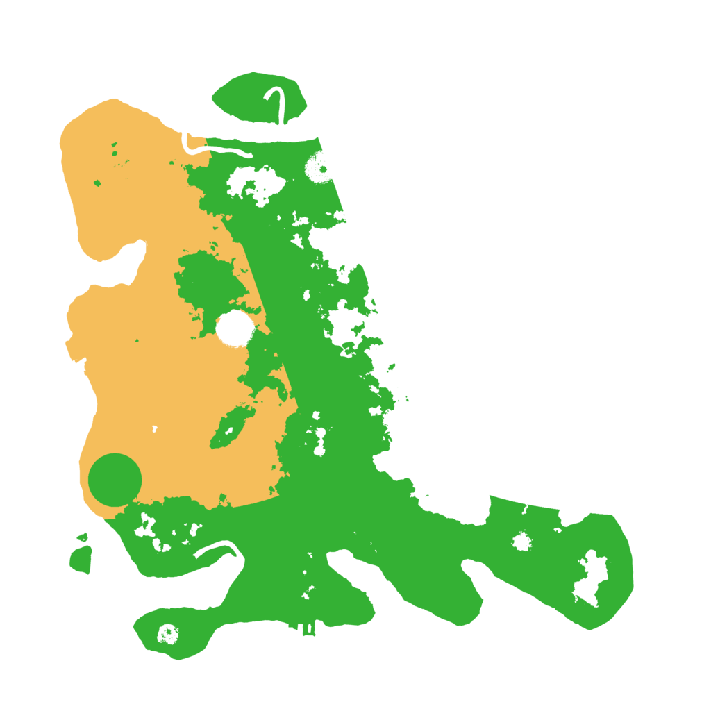 Biome Rust Map: Procedural Map, Size: 3500, Seed: 617284