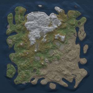 Thumbnail Rust Map: Procedural Map, Size: 4500, Seed: 1506671514, 19 Monuments
