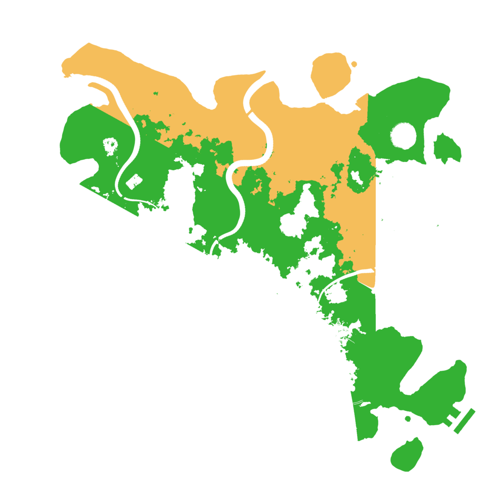 Biome Rust Map: Procedural Map, Size: 3500, Seed: 210303785