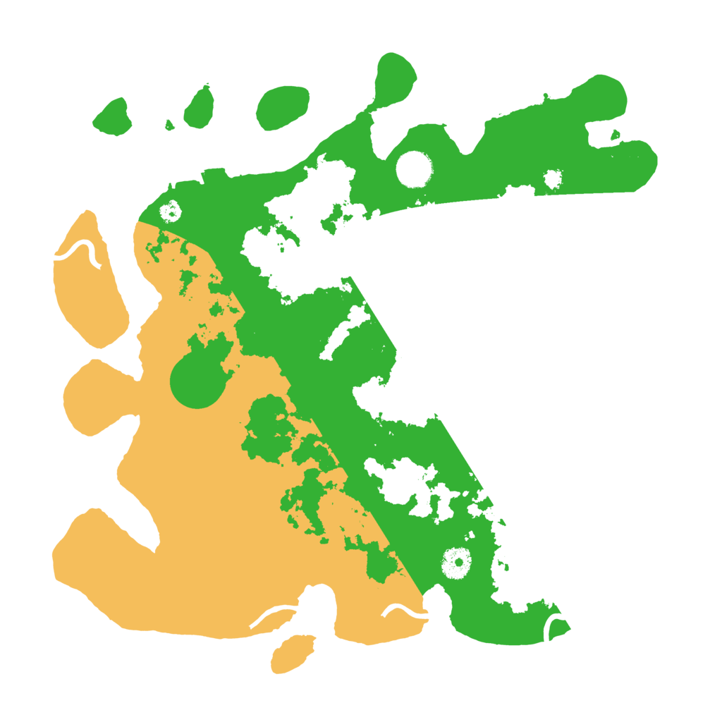 Biome Rust Map: Procedural Map, Size: 3500, Seed: 437054583