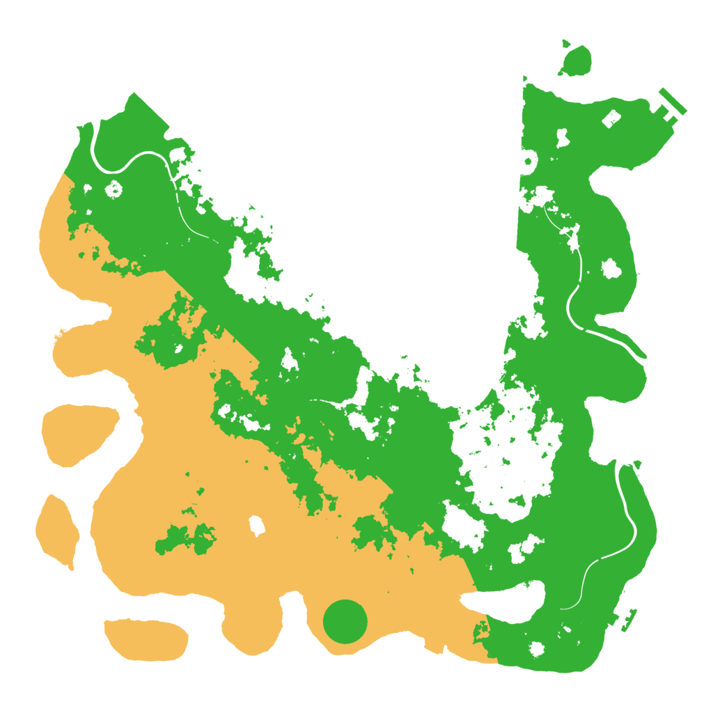 Biome Rust Map: Procedural Map, Size: 4250, Seed: 749213541
