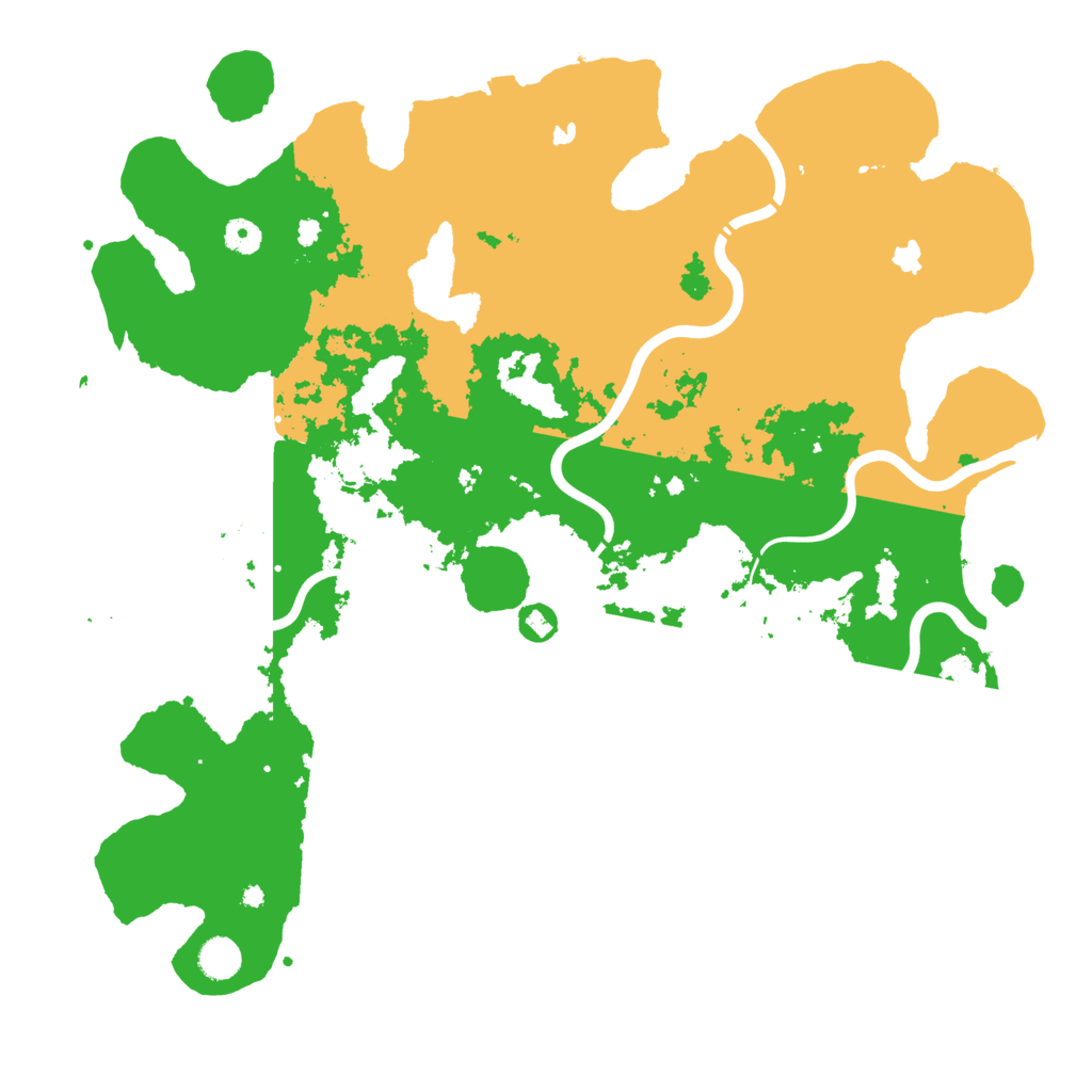 Biome Rust Map: Procedural Map, Size: 4500, Seed: 1201930872