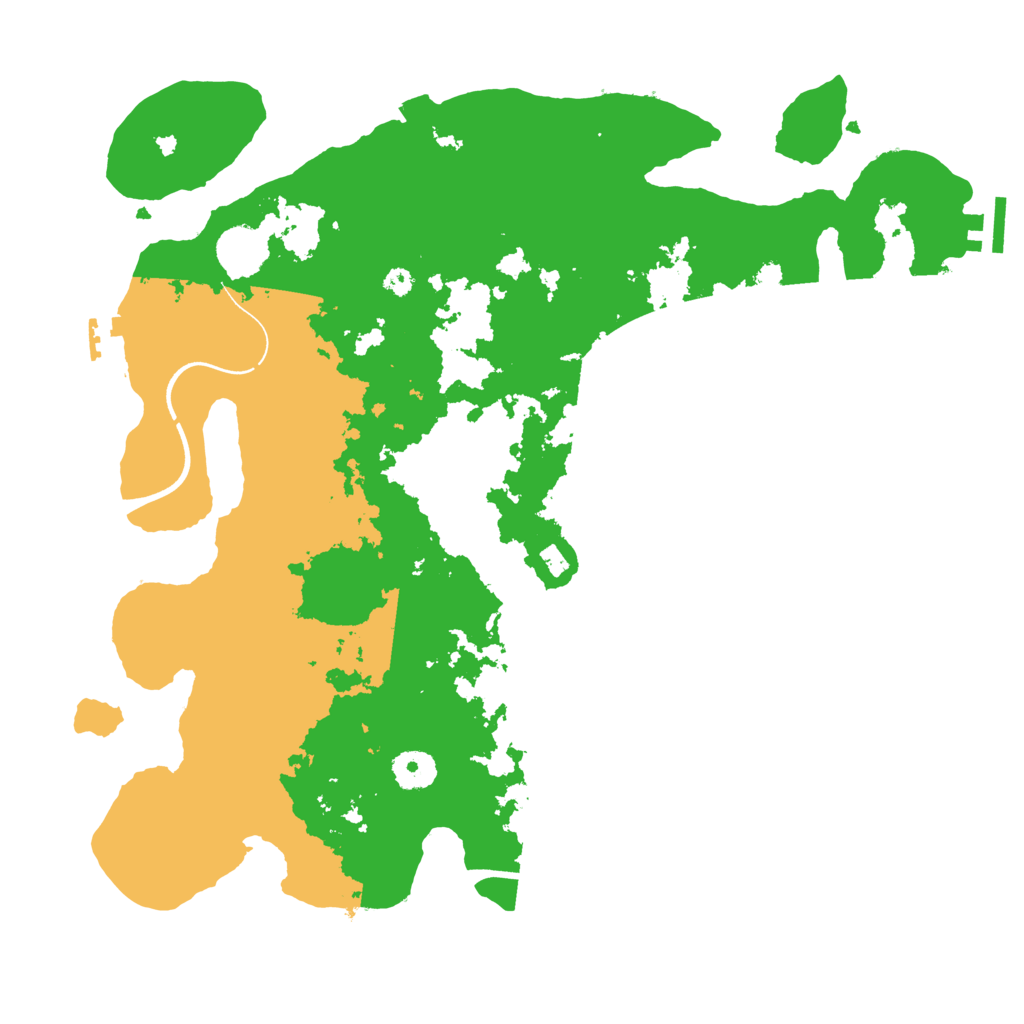 Biome Rust Map: Procedural Map, Size: 3700, Seed: 1061988522