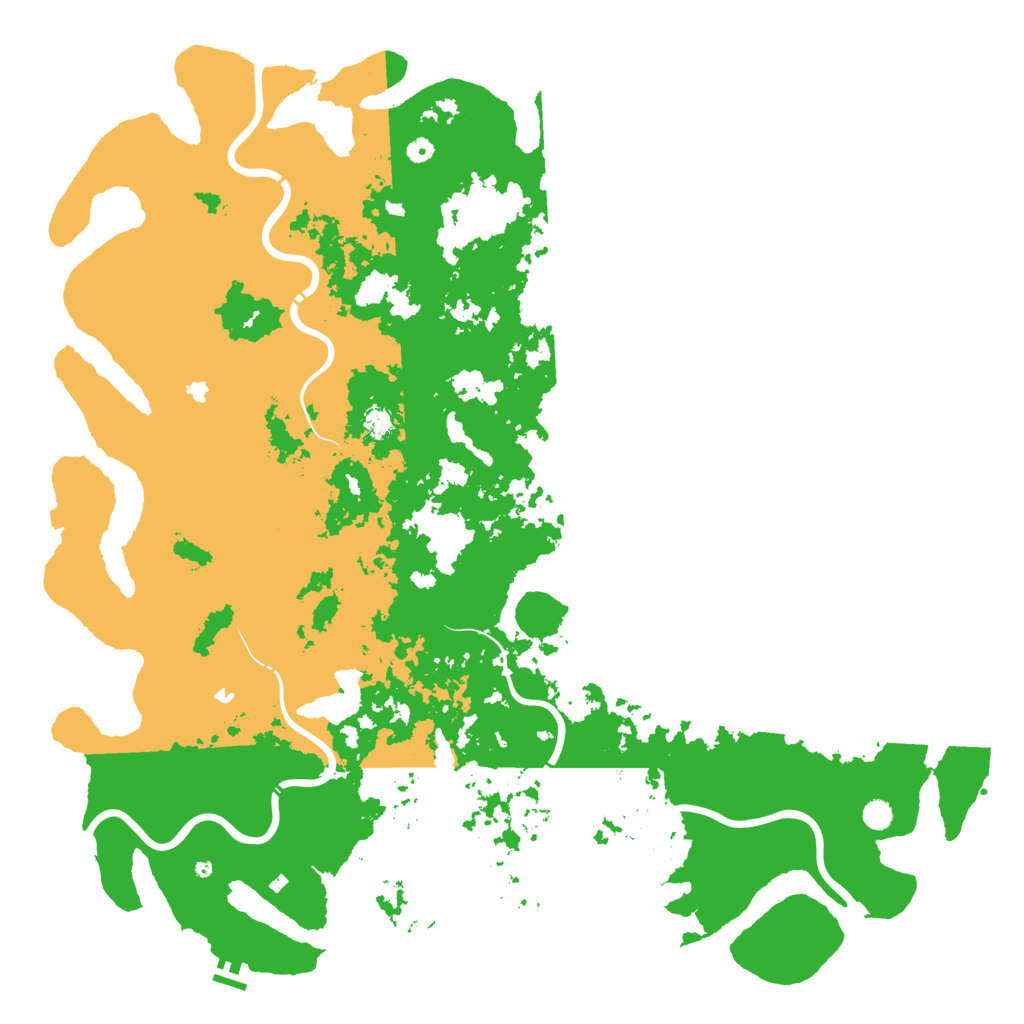 Biome Rust Map: Procedural Map, Size: 6000, Seed: 12351