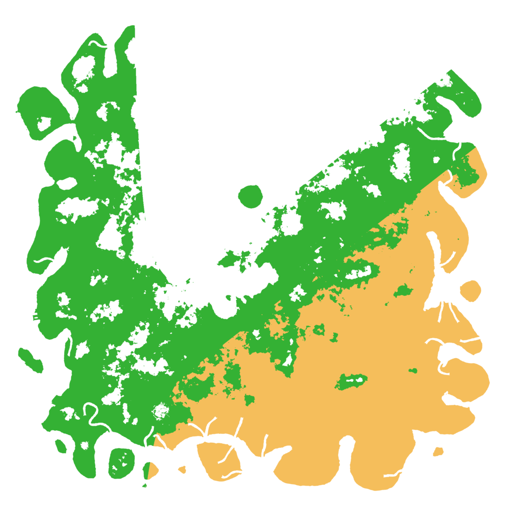 Biome Rust Map: Procedural Map, Size: 6000, Seed: 519412062