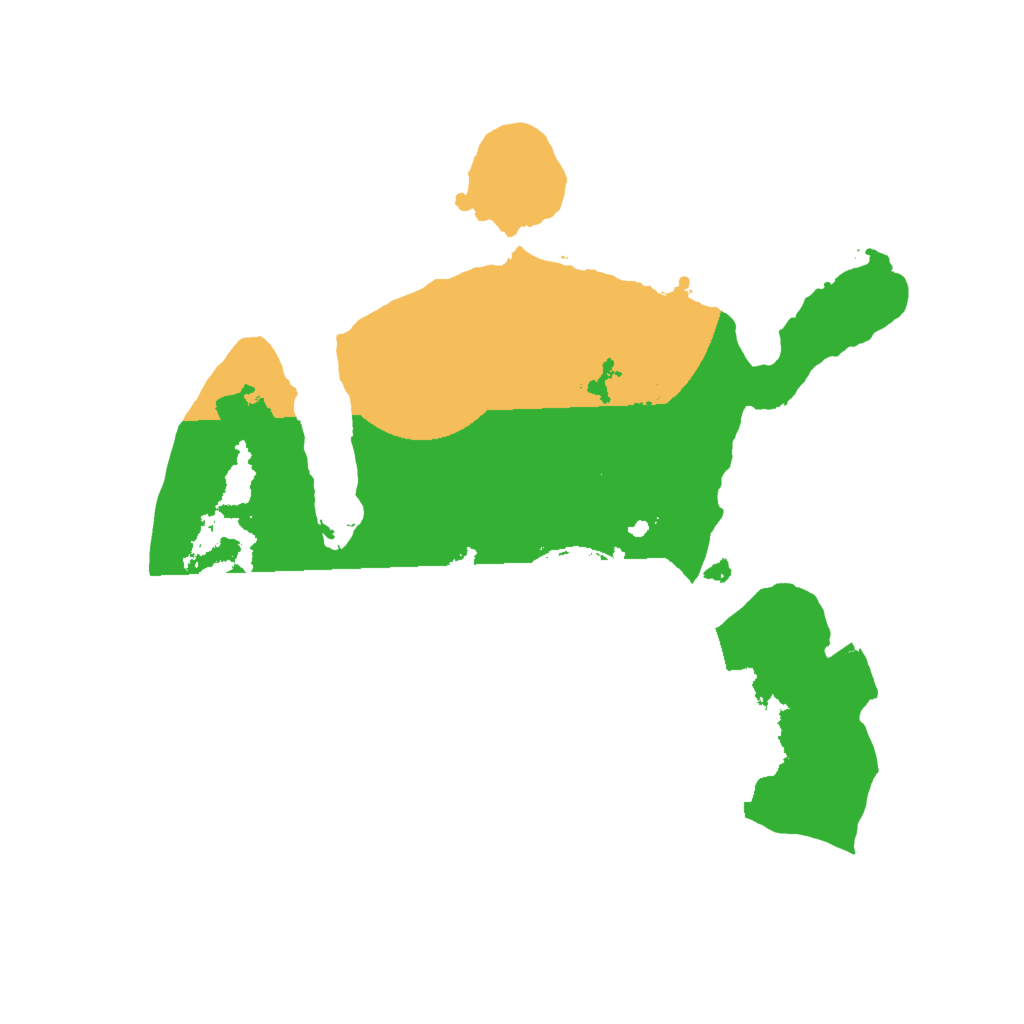 Biome Rust Map: Procedural Map, Size: 2000, Seed: 889906007