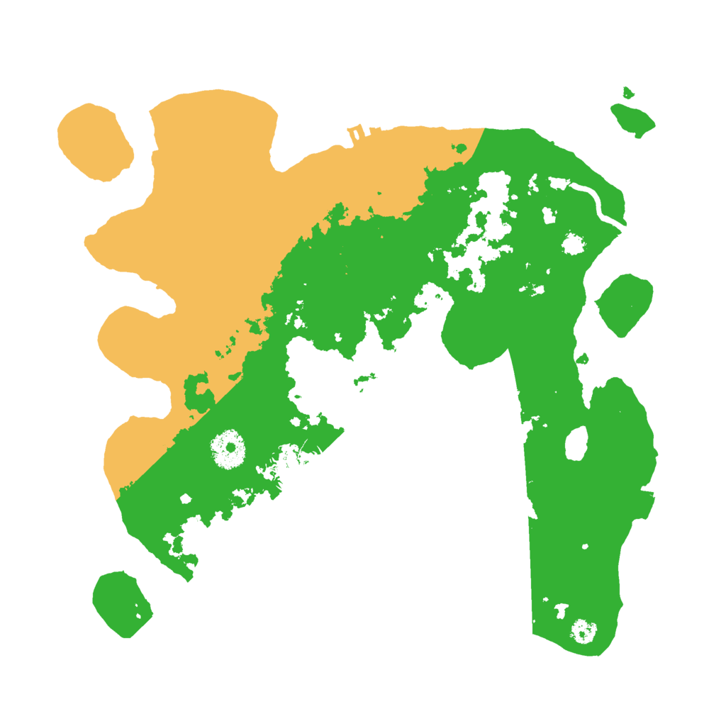 Biome Rust Map: Procedural Map, Size: 3000, Seed: 409042522