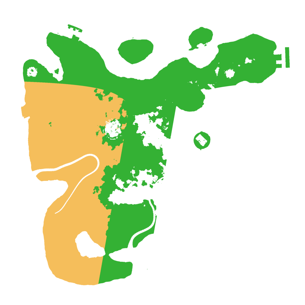 Biome Rust Map: Procedural Map, Size: 3000, Seed: 1766357019