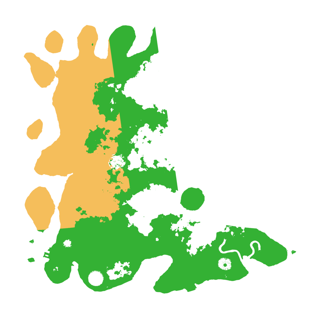 Biome Rust Map: Procedural Map, Size: 3700, Seed: 1266743978