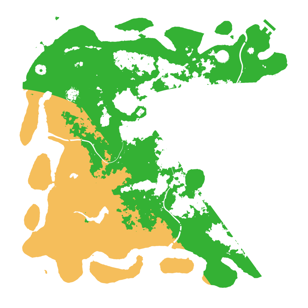 Biome Rust Map: Procedural Map, Size: 4250, Seed: 532456
