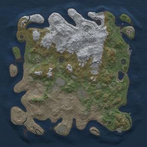 Thumbnail Rust Map: Procedural Map, Size: 4250, Seed: 773095723, 19 Monuments