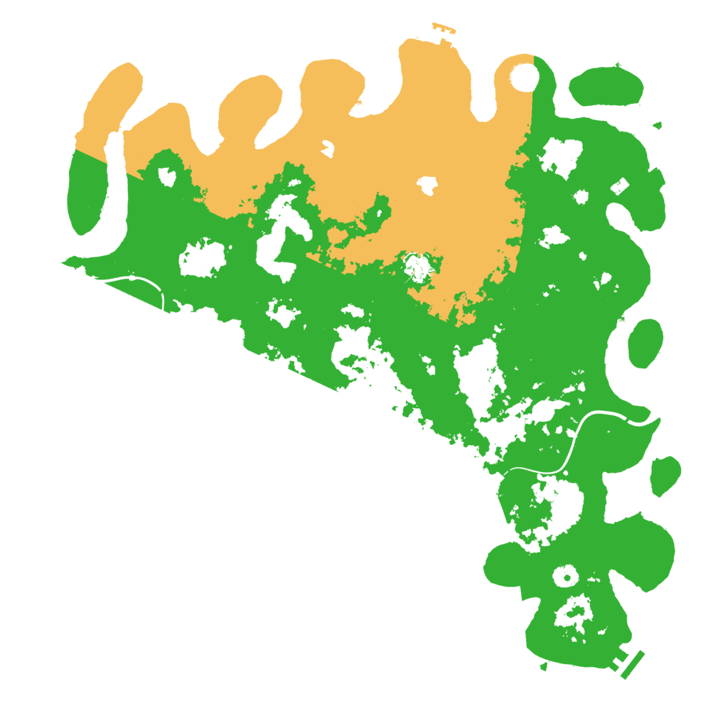 Biome Rust Map: Procedural Map, Size: 4500, Seed: 1719277216