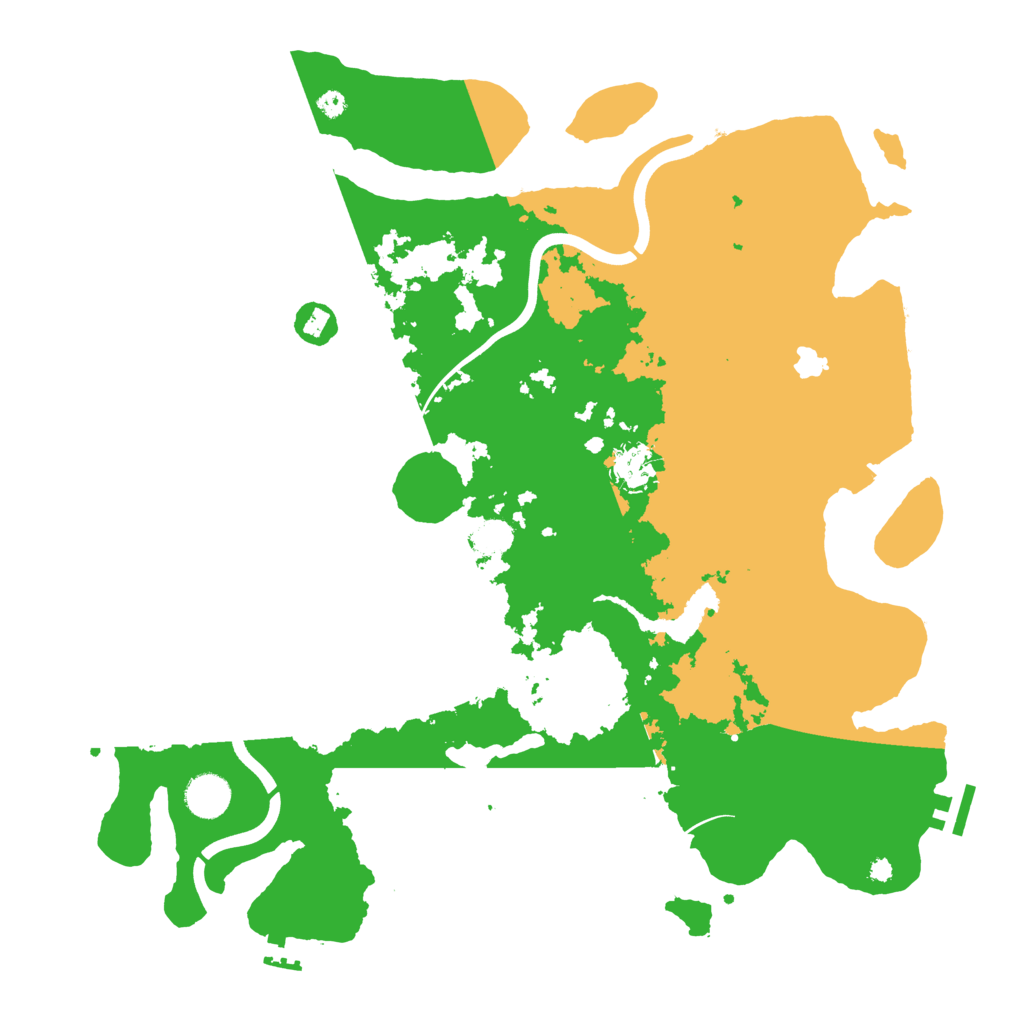 Biome Rust Map: Procedural Map, Size: 4000, Seed: 383461660