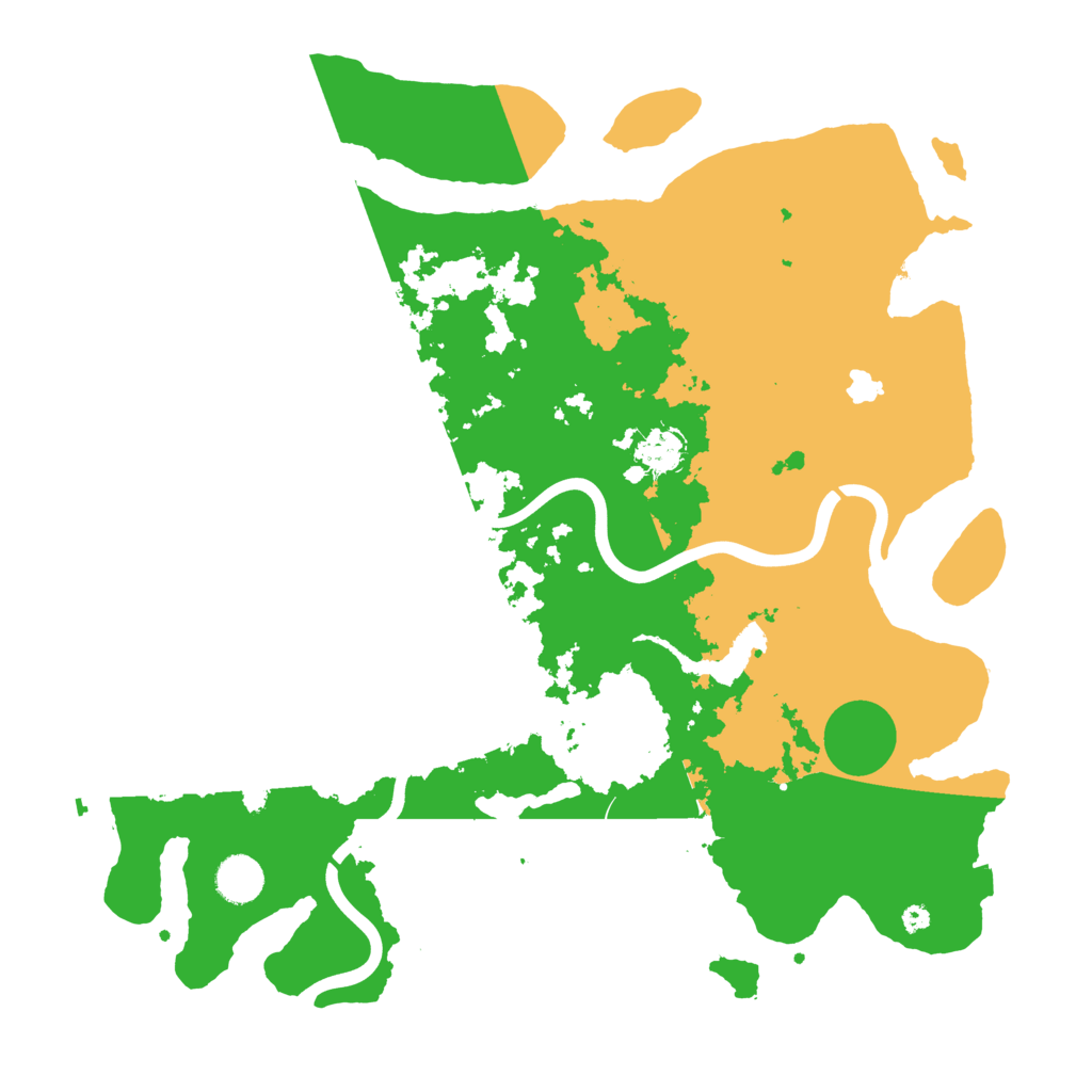 Biome Rust Map: Procedural Map, Size: 4000, Seed: 383461660