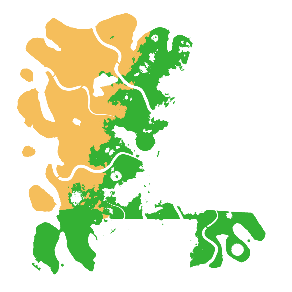 Biome Rust Map: Procedural Map, Size: 4200, Seed: 225582661