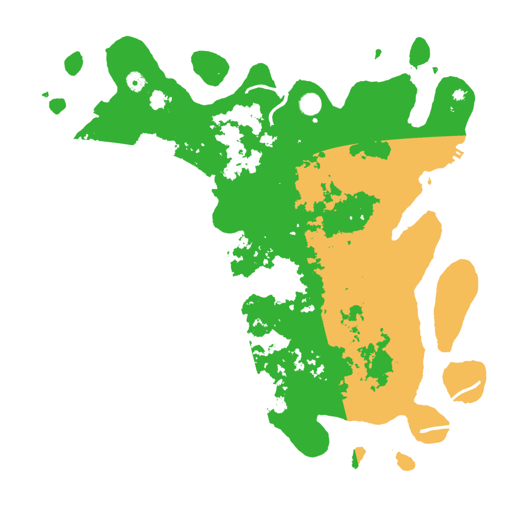 Biome Rust Map: Procedural Map, Size: 4000, Seed: 1101780491
