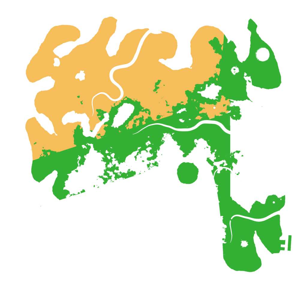 Biome Rust Map: Procedural Map, Size: 4000, Seed: 56465443