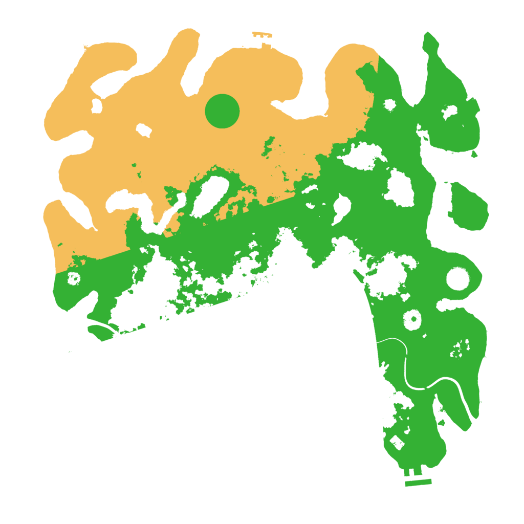 Biome Rust Map: Procedural Map, Size: 4000, Seed: 56465443