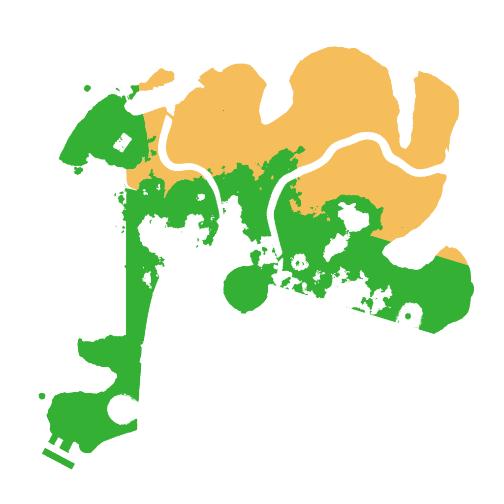 Biome Rust Map: Procedural Map, Size: 3000, Seed: 29114