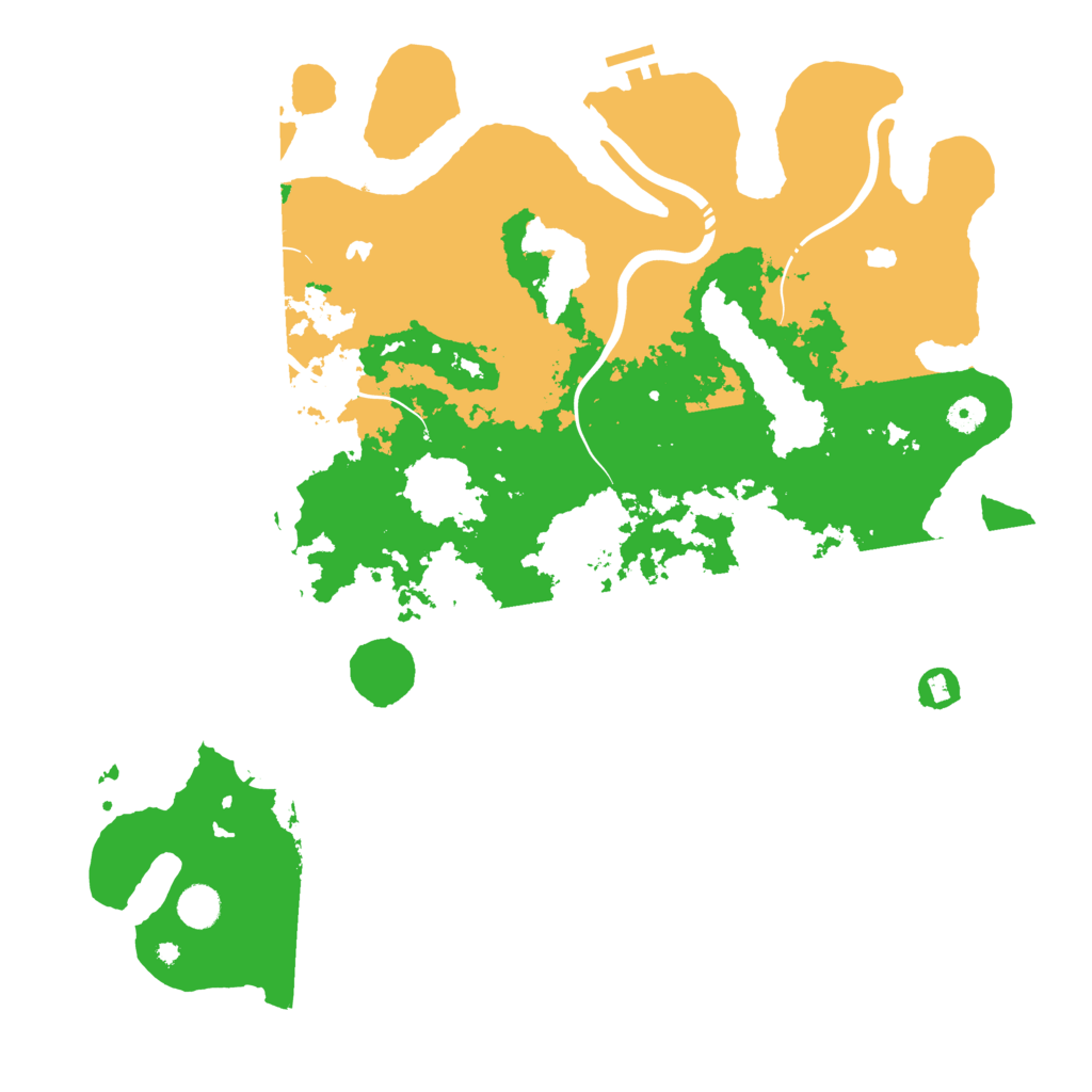 Biome Rust Map: Procedural Map, Size: 4500, Seed: 1947645233