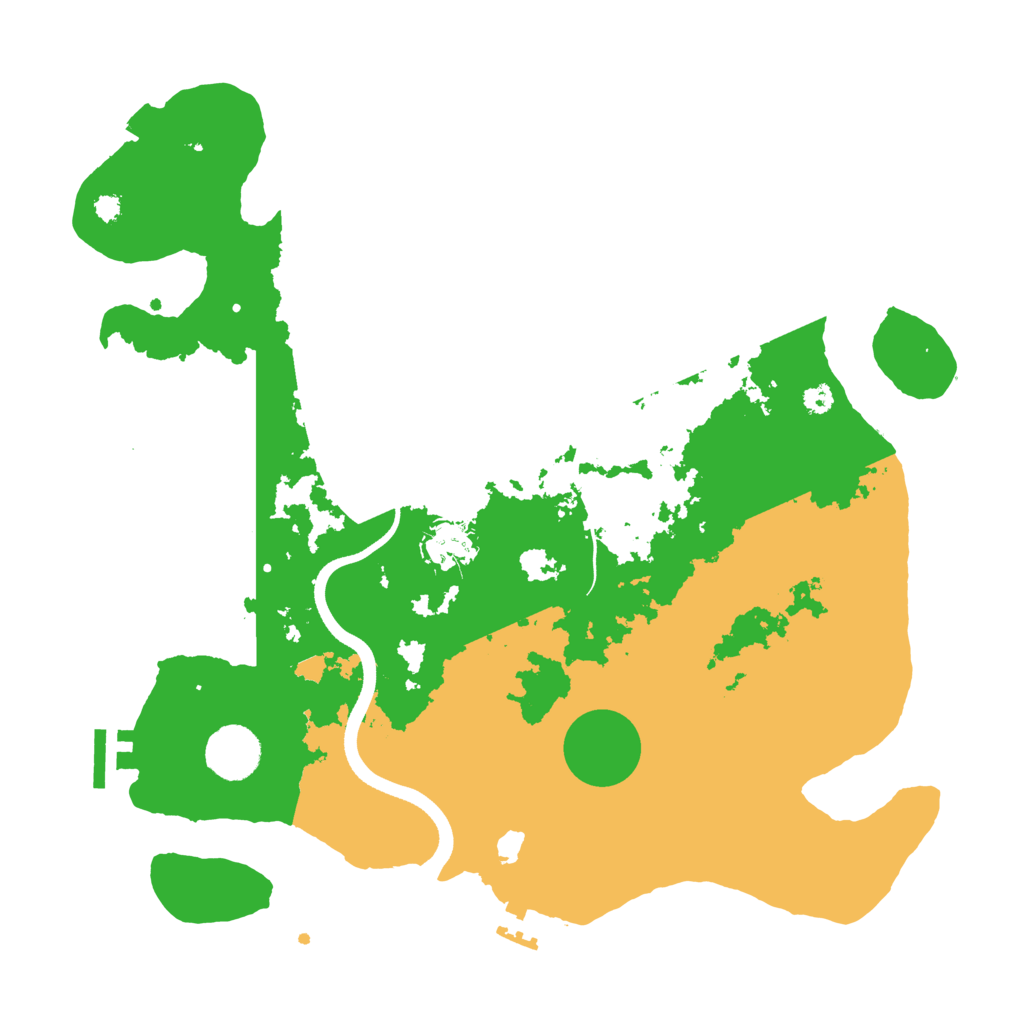 Biome Rust Map: Procedural Map, Size: 3500, Seed: 1119909076