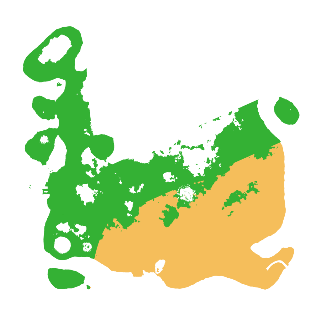 Biome Rust Map: Procedural Map, Size: 3500, Seed: 1119909076