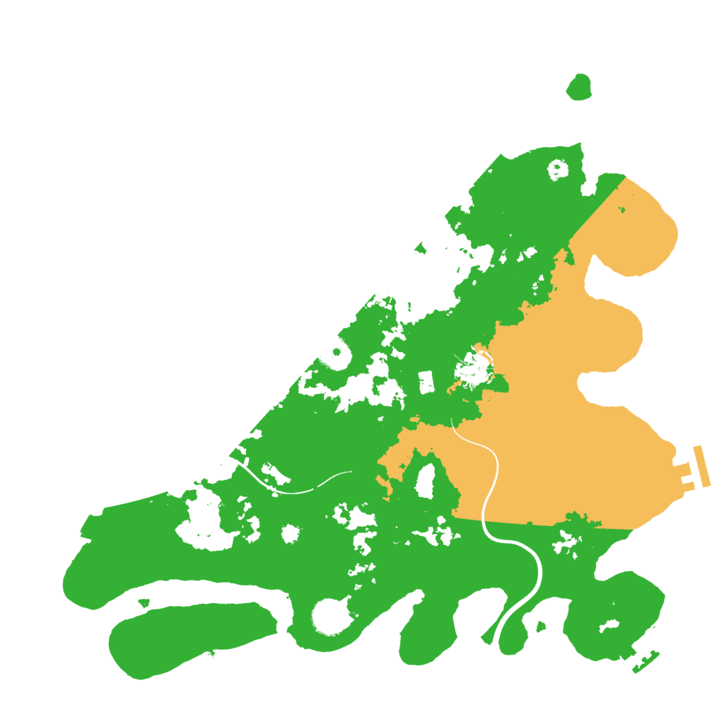 Biome Rust Map: Procedural Map, Size: 3500, Seed: 2114383175
