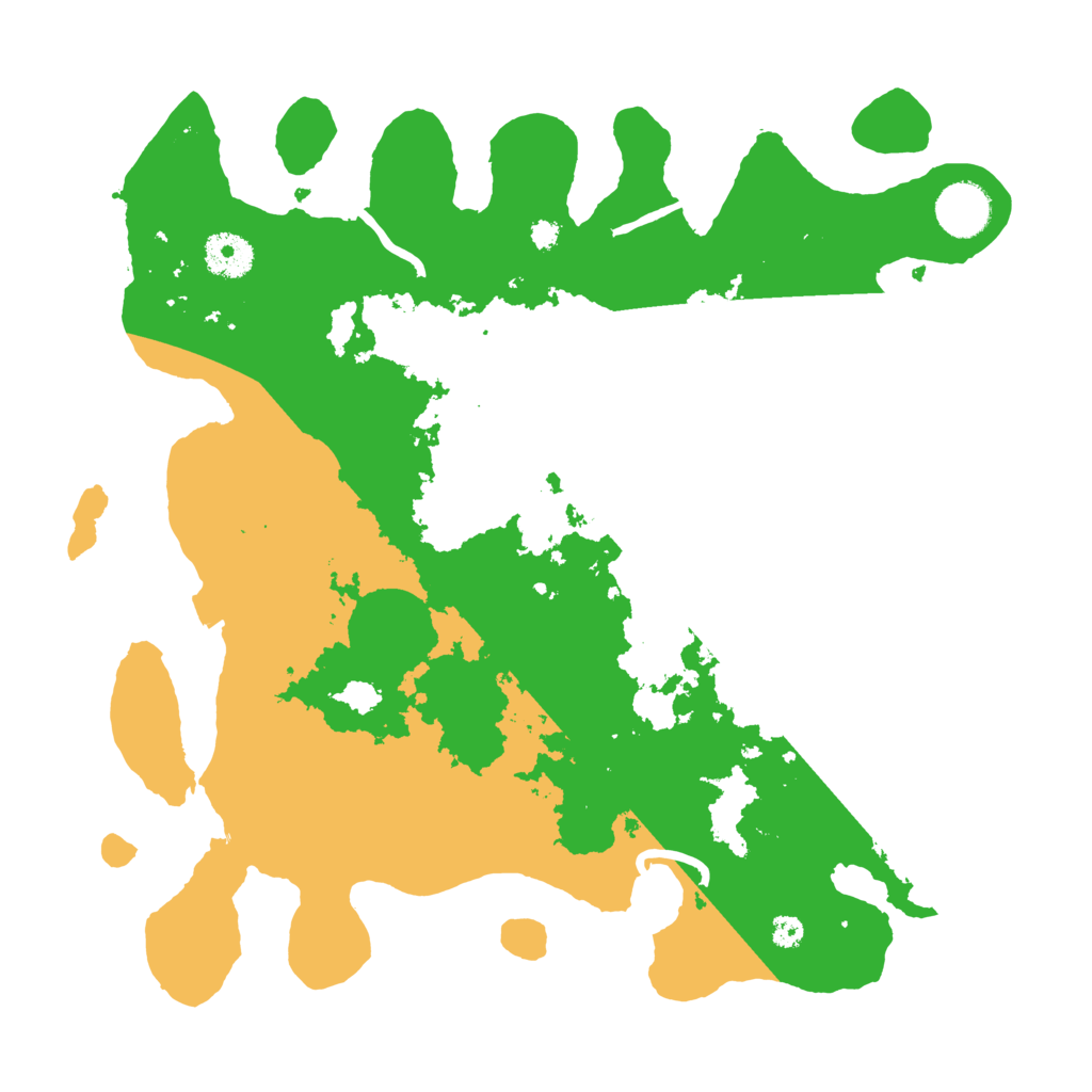 Biome Rust Map: Procedural Map, Size: 3500, Seed: 75846