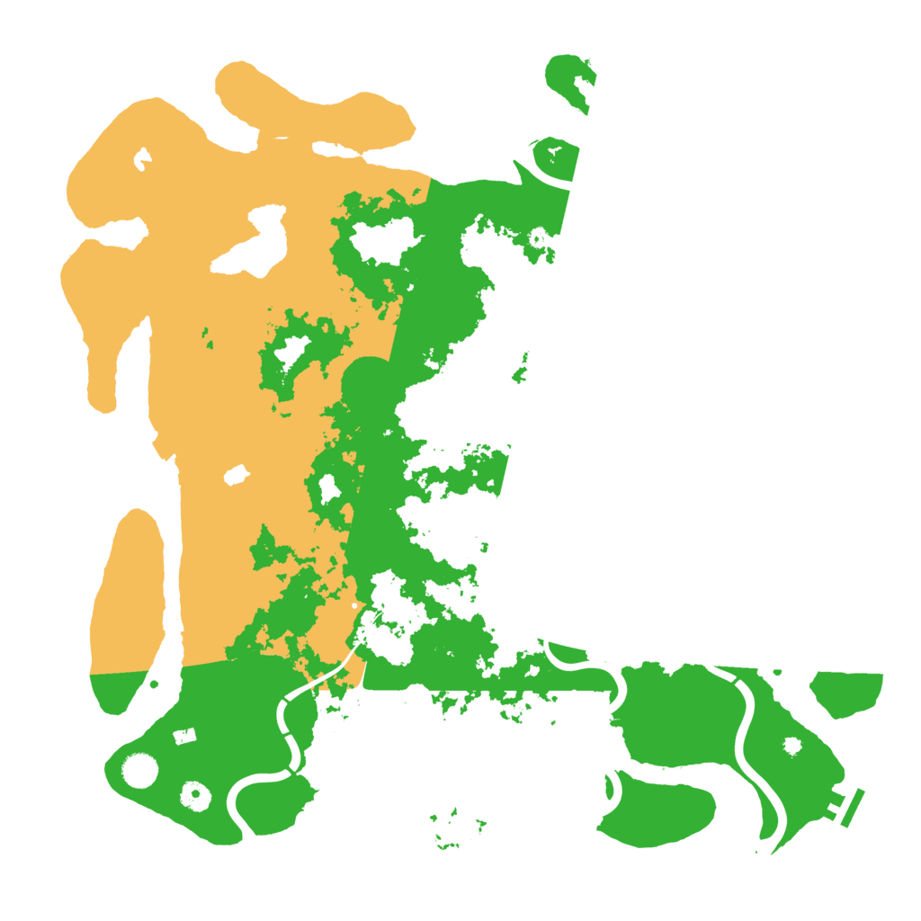 Biome Rust Map: Procedural Map, Size: 4567, Seed: 2023080322